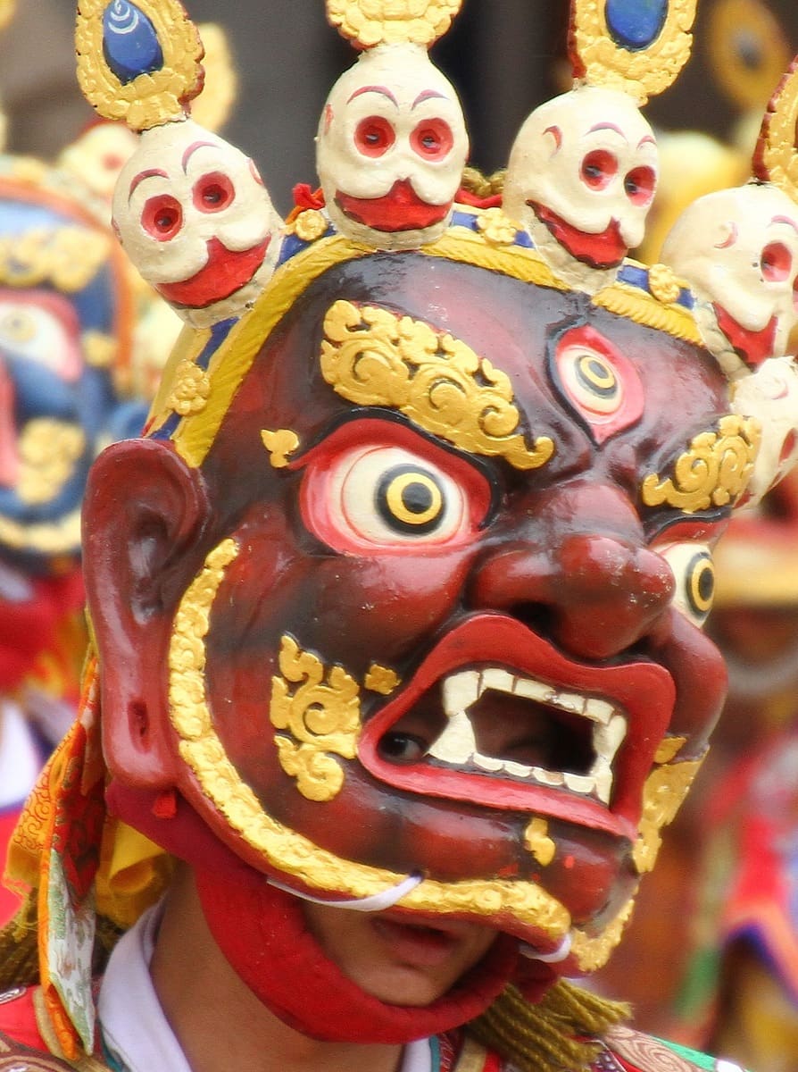 Bhutan festival mask dance